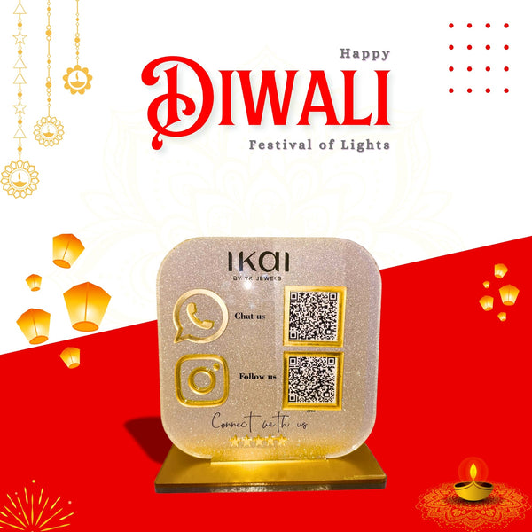 2 QR RoundCorner Shape Standee