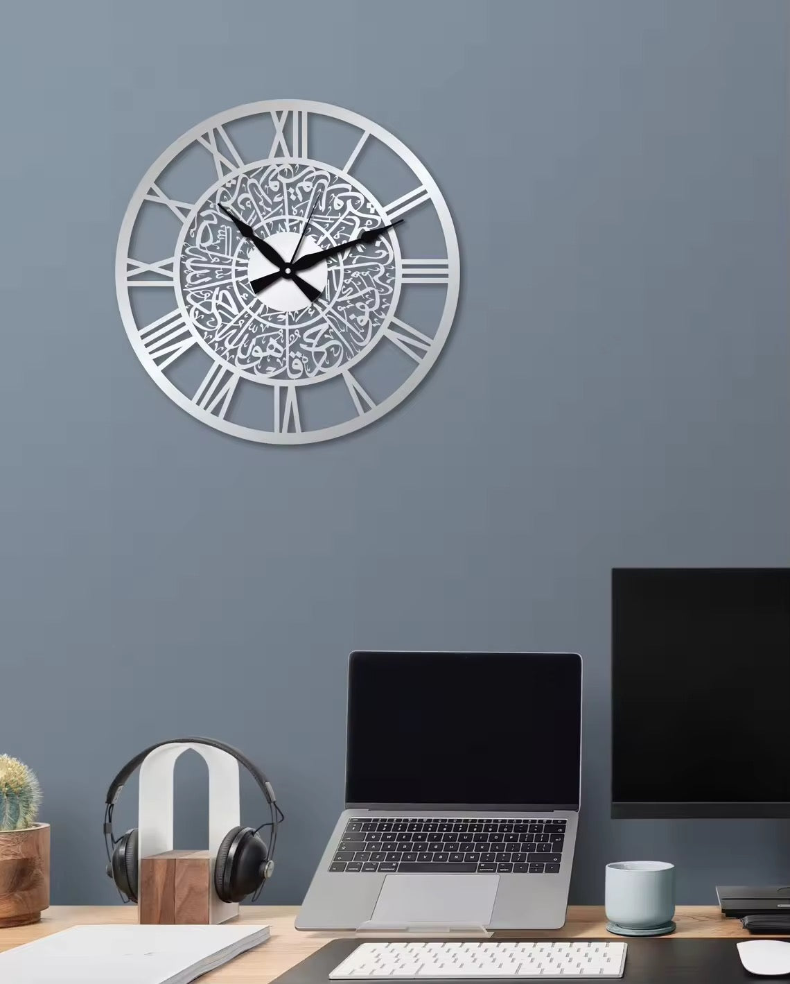 Acrylic - Surah Ikhlas Clock (Roman Style)