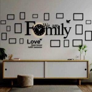 FAMILY CLOCK WITH FRAMES