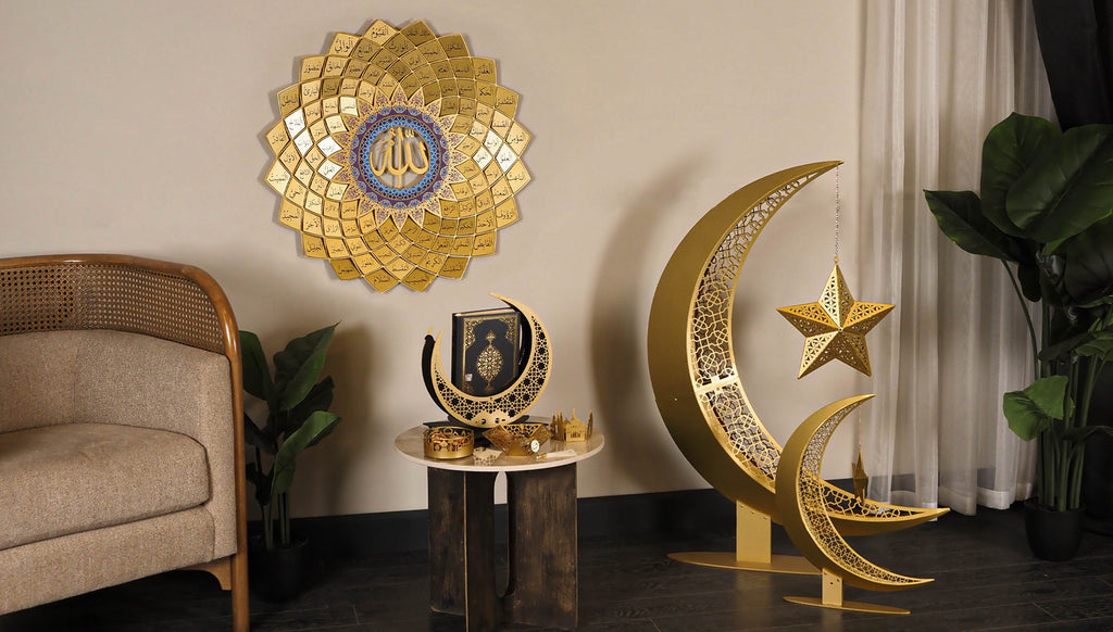 3D Metal 99 Names of Allah Wall Art (Asma Ul Husna)