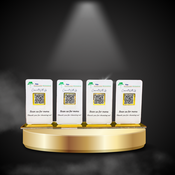 Menu Standee (Pack of 4)