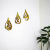 Allah (SWT) Muhammad (PBUH) Hazrat Ali (RA) Acrylic Islamic Wall Art - Drop Design