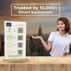 4 QR Digital Vertical Standee