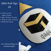 Qibla Wall Sign 3D
