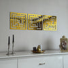 Kufic Subhanallah Alhamdulillah Allahuakbar Acrylic Islamic Wall Art Decor