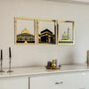 Masjid Al-Haram Islamic Wall Art Kaaba Masjid An-Nabawi Masjid Al Aqsa - Acrylic Wood Wall Art