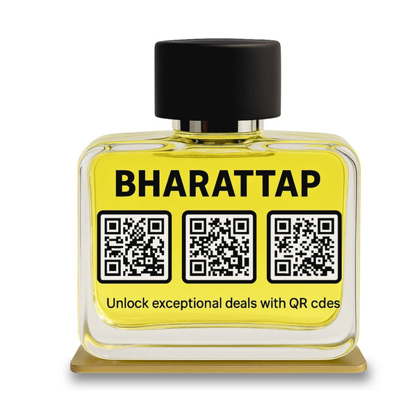 Perfume Bottle Shaped QR Standee