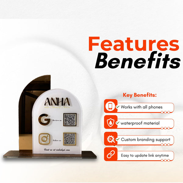 Arch Round Shaped Acrylic Standee