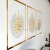 Set of Ayatul Kursi, Surah Al-Falaq, Surah An-Nâs Acrylic Islamic Wall Art