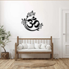 Om Blossom Garland Wall Art