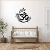 Om Blossom Garland Wall Art