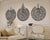 Ayatul Kursi, Surah al-Nas And Surah al-Falaq Metal Islamic Wall Art Set Of 3
