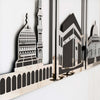 Masjid Al-Haram Islamic Wall Art Kaaba Masjid An-Nabawi Masjid Al Aqsa - Acrylic Wood Wall Art
